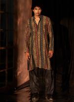 Modal Silk Multy Ceremonial Wear Printed Readymade Kurta Pajama